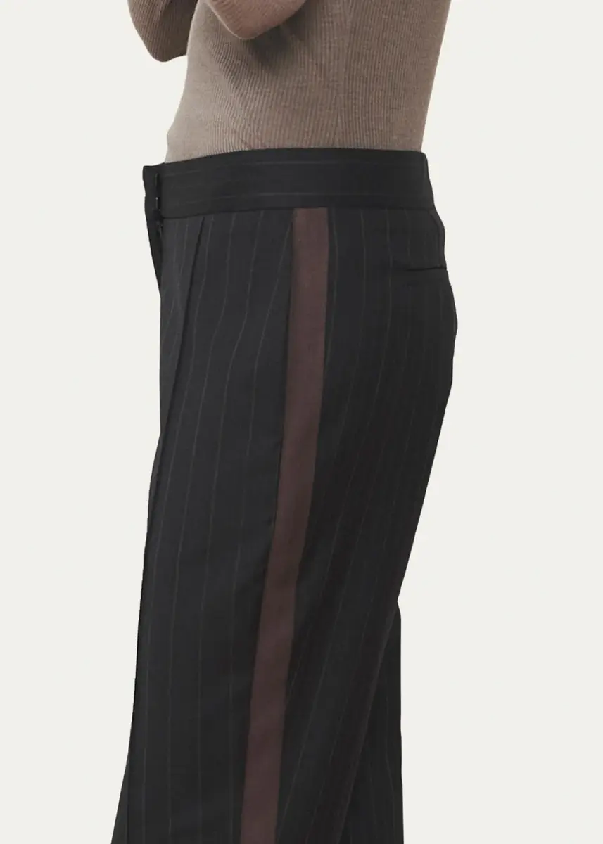 WE-AR4 The Windsor Pinstripe Cropped Trousers | Thumbnail 5 WE-AR4 The Windsor Pinstripe Cropped Trousers | Thumbnail 5