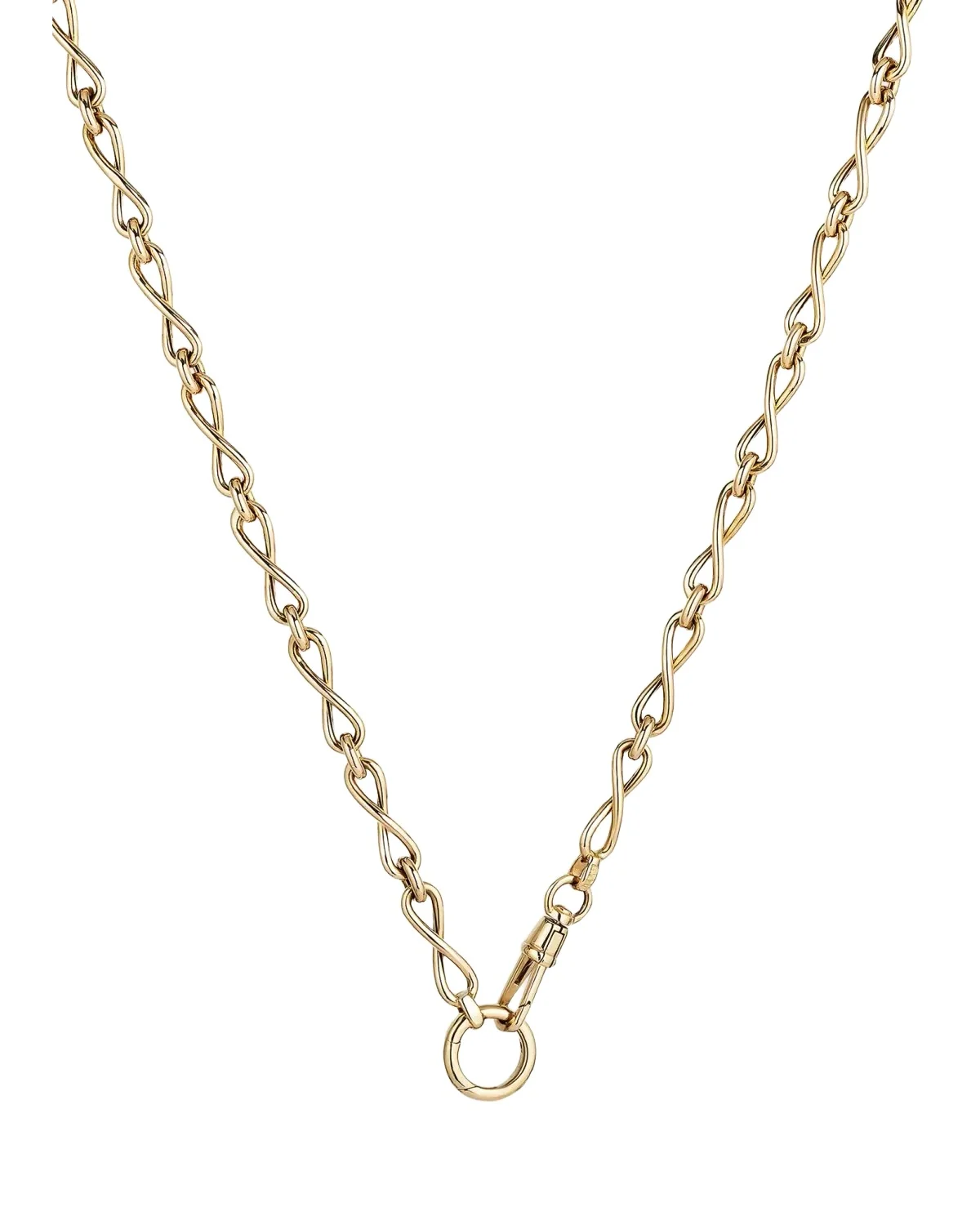Mason and Books 14K Yellow Gold Infinity Chain Necklace