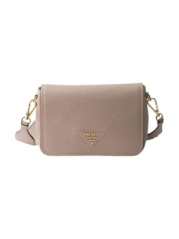 Daino Flap Soft Leather Crossbody Bag