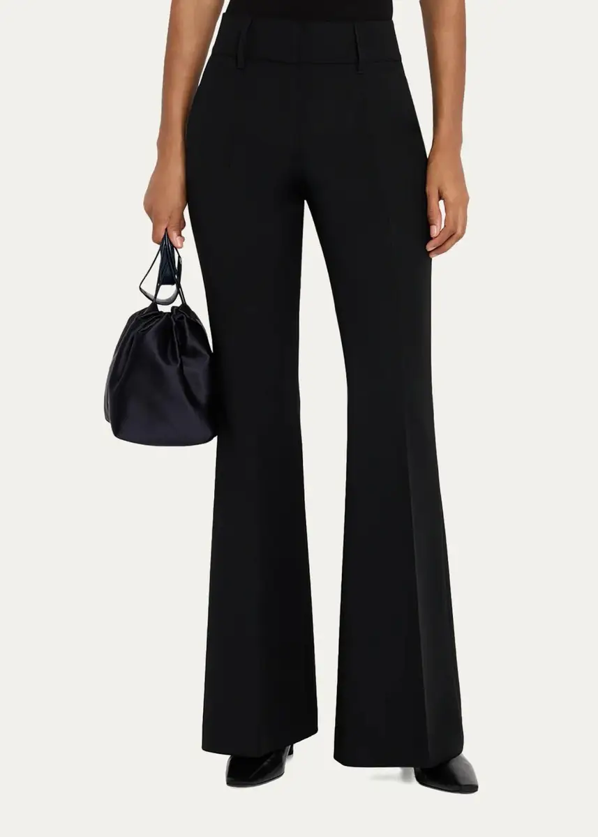 Gabriela Hearst Rhein Wool Flare Pants | Thumbnail 4
