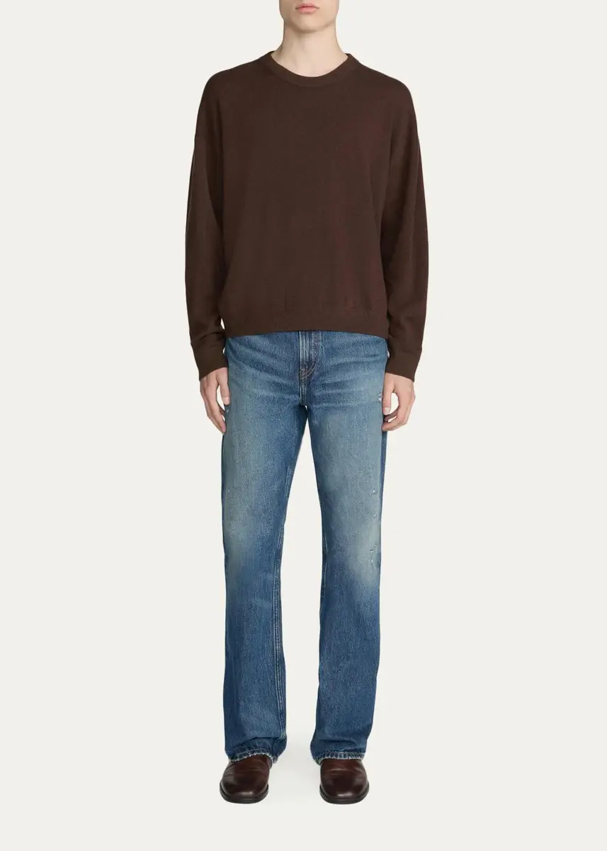 Frame Lightweight Cashmere Crewneck Sweater | Thumbnail 2 Frame Lightweight Cashmere Crewneck Sweater | Thumbnail 2