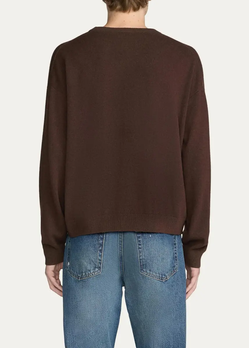 Frame Lightweight Cashmere Crewneck Sweater | Thumbnail 3 Frame Lightweight Cashmere Crewneck Sweater | Thumbnail 3