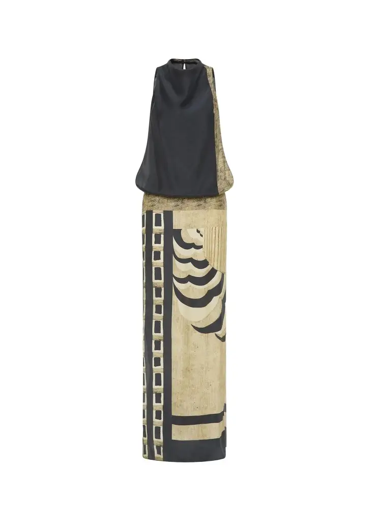 SIR. Sona Geometric Maxi Dress | Image 1 SIR. Sona Geometric Maxi Dress | Image 1