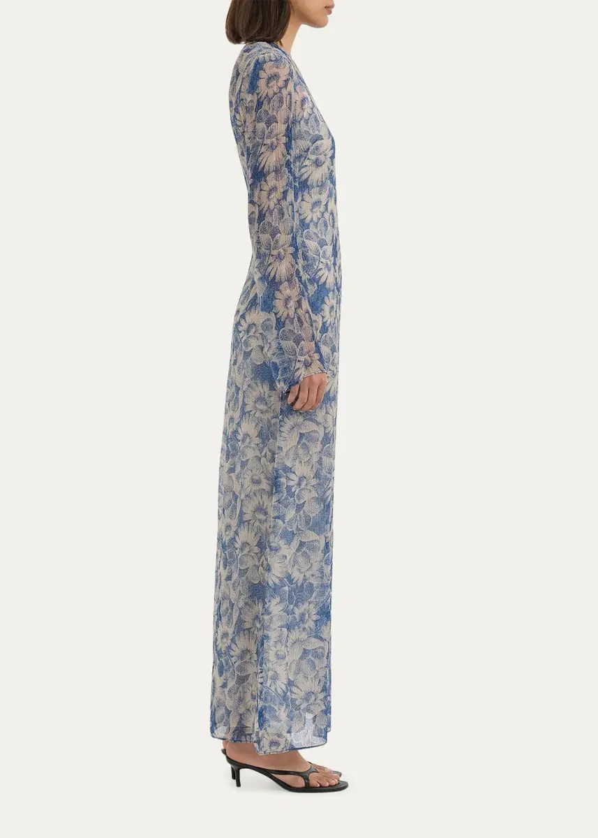 SIR. Lilia Floral Maxi Dress | Thumbnail 4 SIR. Lilia Floral Maxi Dress | Thumbnail 4