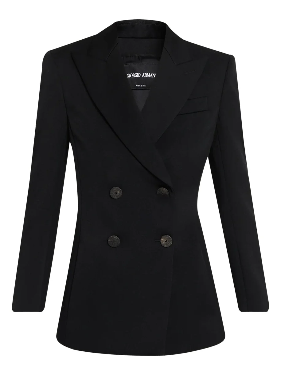 Double-Breasted Slim Wool Blazer Double-Breasted Slim Wool Blazer
