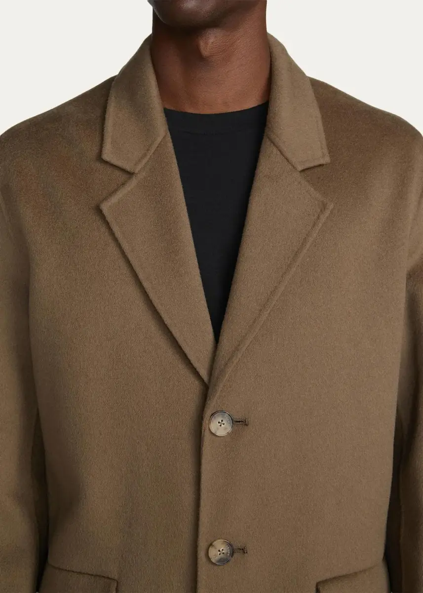 Frame Men's Double-Face Wool Overcoat | Thumbnail 4 Frame Men's Double-Face Wool Overcoat | Thumbnail 4