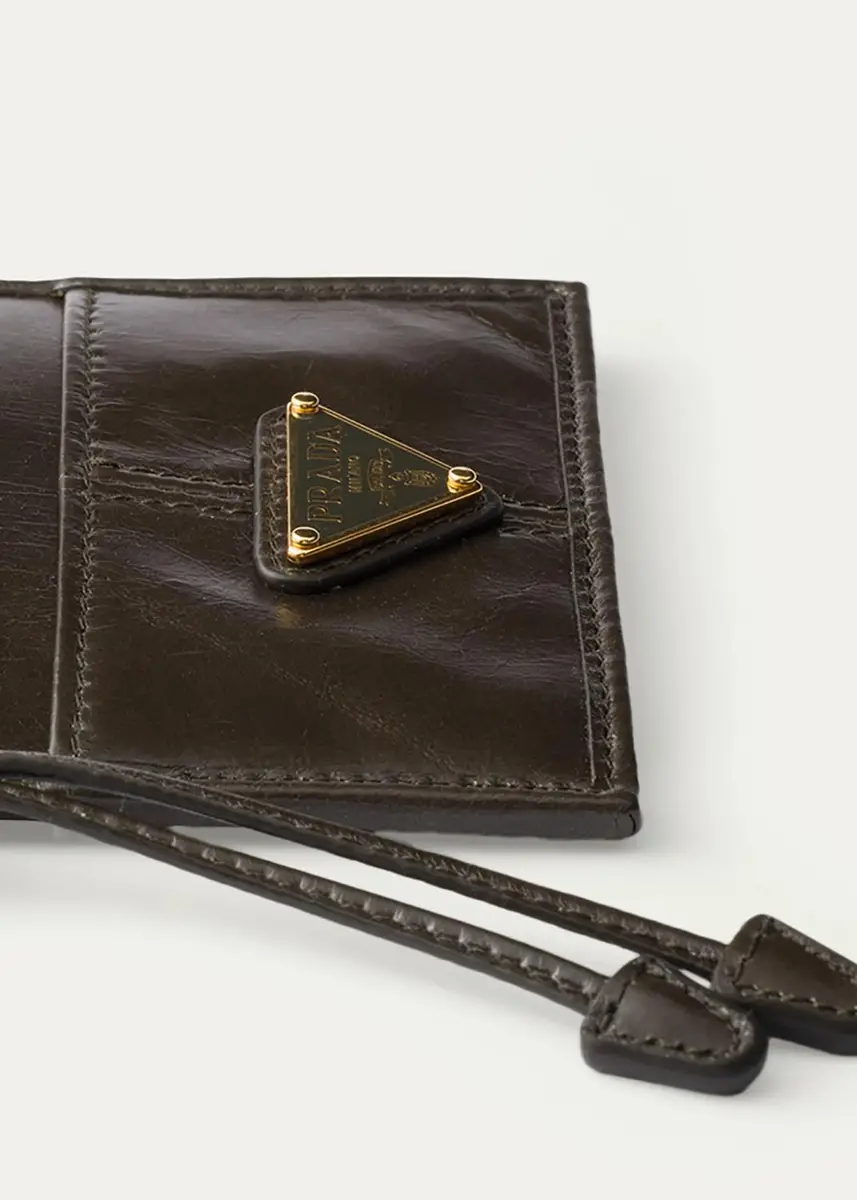 Prada Soft Leather Card Case | Thumbnail 3 Prada Soft Leather Card Case | Thumbnail 3