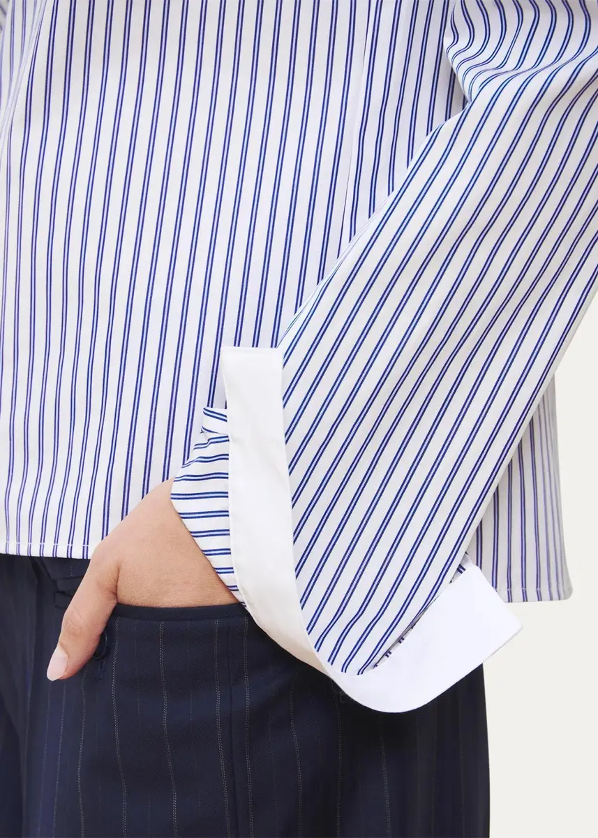 WE-AR4 The Brooklyn Striped Cotton Shirt | Thumbnail 5 WE-AR4 The Brooklyn Striped Cotton Shirt | Thumbnail 5