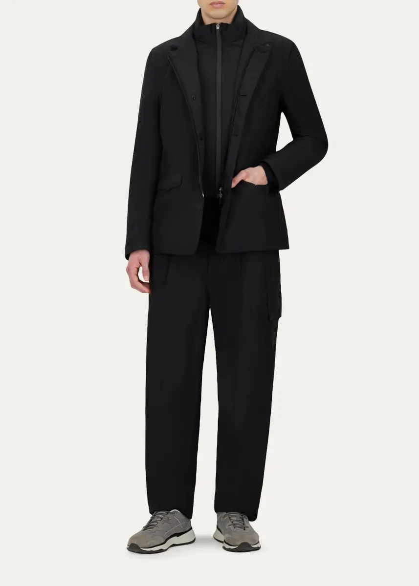 HERNO Men's Two-Layer Blazer | Thumbnail 2 HERNO Men's Two-Layer Blazer | Thumbnail 2