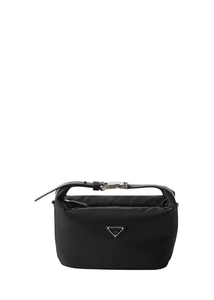 Prada Cherie Mini Re-Nylon Top-Handle Bag | Image 1 Prada Cherie Mini Re-Nylon Top-Handle Bag | Image 1