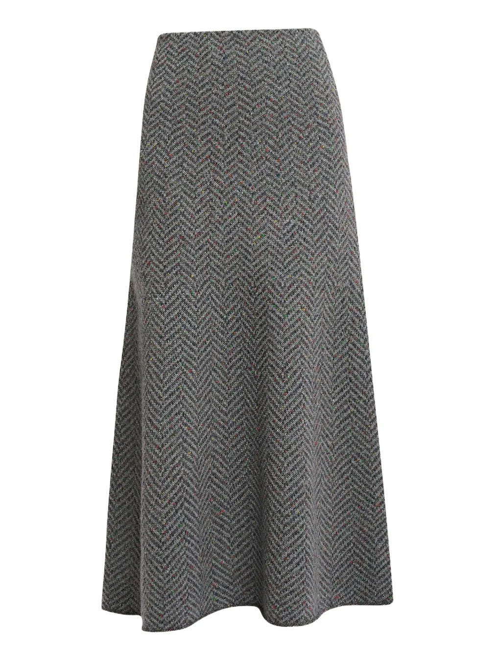 Camden Cashmere Speckled Herringbone Maxi Skirt Camden Cashmere Speckled Herringbone Maxi Skirt