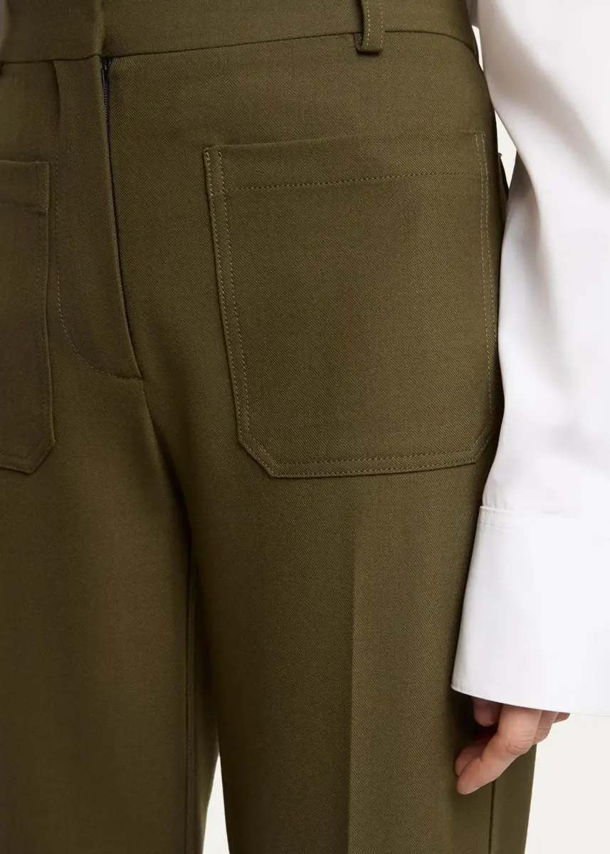 Victoria Beckham Alina Patch Pocket Wide-Leg Trousers | Thumbnail 5 Victoria Beckham Alina Patch Pocket Wide-Leg Trousers | Thumbnail 5
