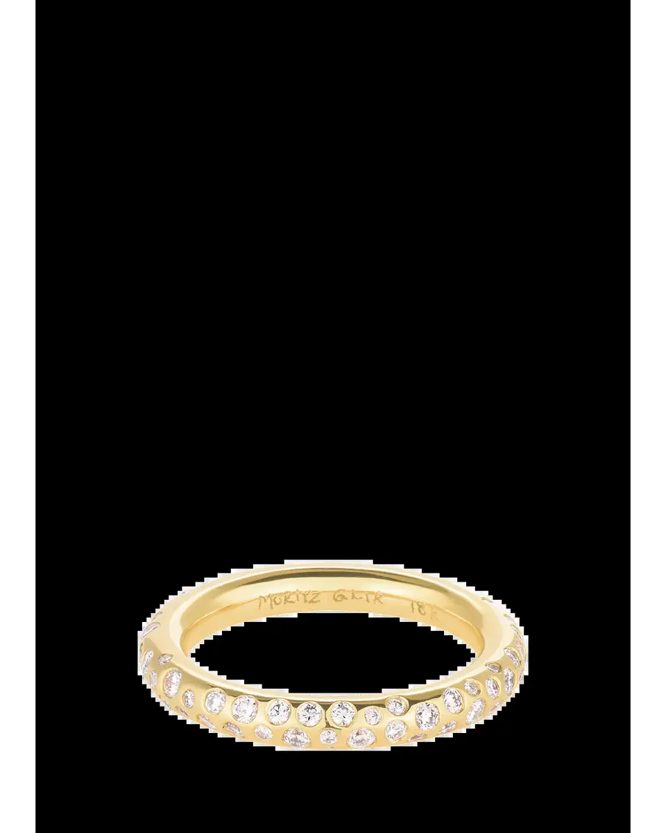 MORITZ GLIK 18K Yellow Gold Circo Gala Band with Diamonds | Thumbnail 2 MORITZ GLIK 18K Yellow Gold Circo Gala Band with Diamonds | Thumbnail 2