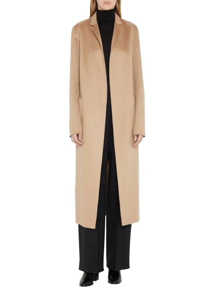Adam Lippes Zibelline Open-Front Cashmere Midi Coat | Image 1 Adam Lippes Zibelline Open-Front Cashmere Midi Coat | Image 1