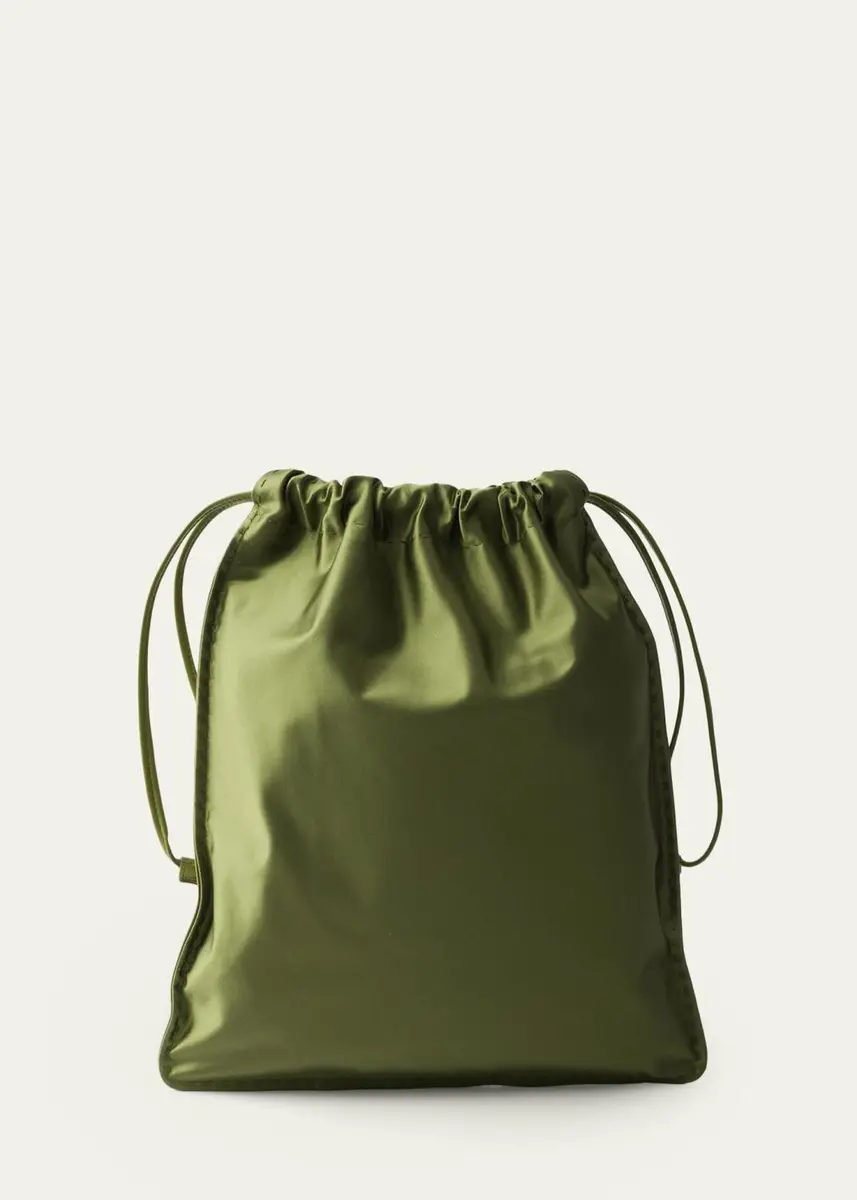 Prada Wish Silk Duchesse Drawstring Pouch Bag | Thumbnail 3