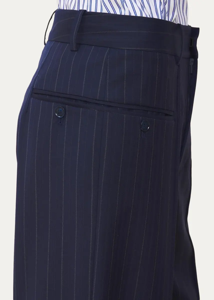 WE-AR4 The Avenue Pinstriped Wide-Leg Pants | Thumbnail 5 WE-AR4 The Avenue Pinstriped Wide-Leg Pants | Thumbnail 5