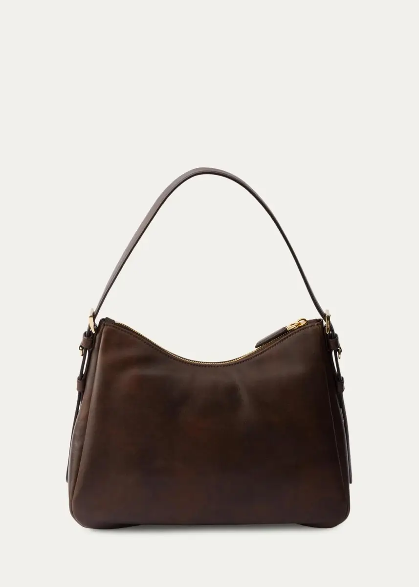 Prada Aimee Medium Leather Shoulder Bag | Thumbnail 3 Prada Aimee Medium Leather Shoulder Bag | Thumbnail 3