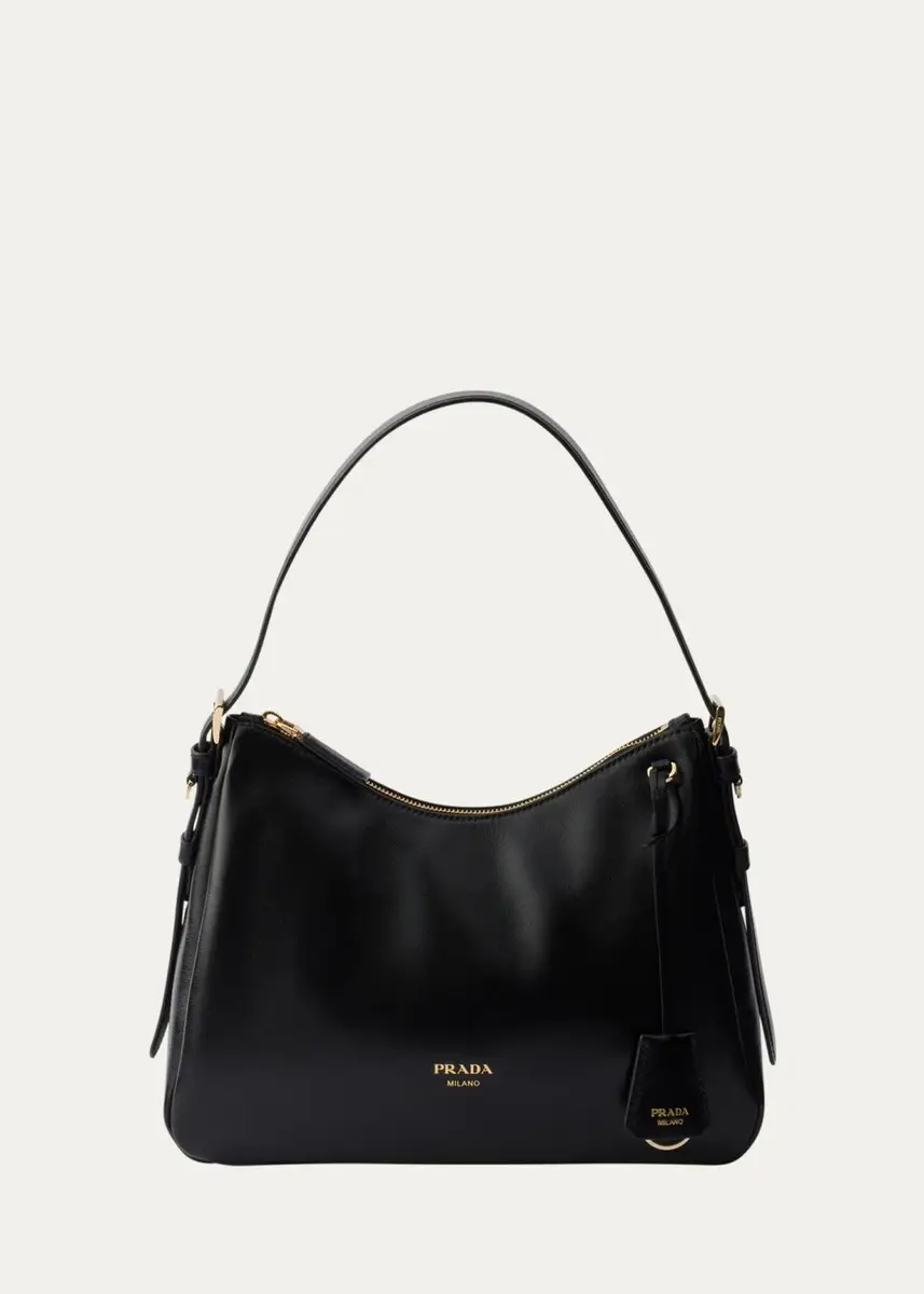 Prada Aimee Medium Leather Shoulder Bag | Thumbnail 5 Prada Aimee Medium Leather Shoulder Bag | Thumbnail 5