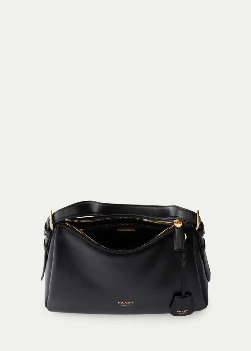 Prada Aimee Medium Leather Shoulder Bag | Thumbnail 7 Prada Aimee Medium Leather Shoulder Bag | Thumbnail 7