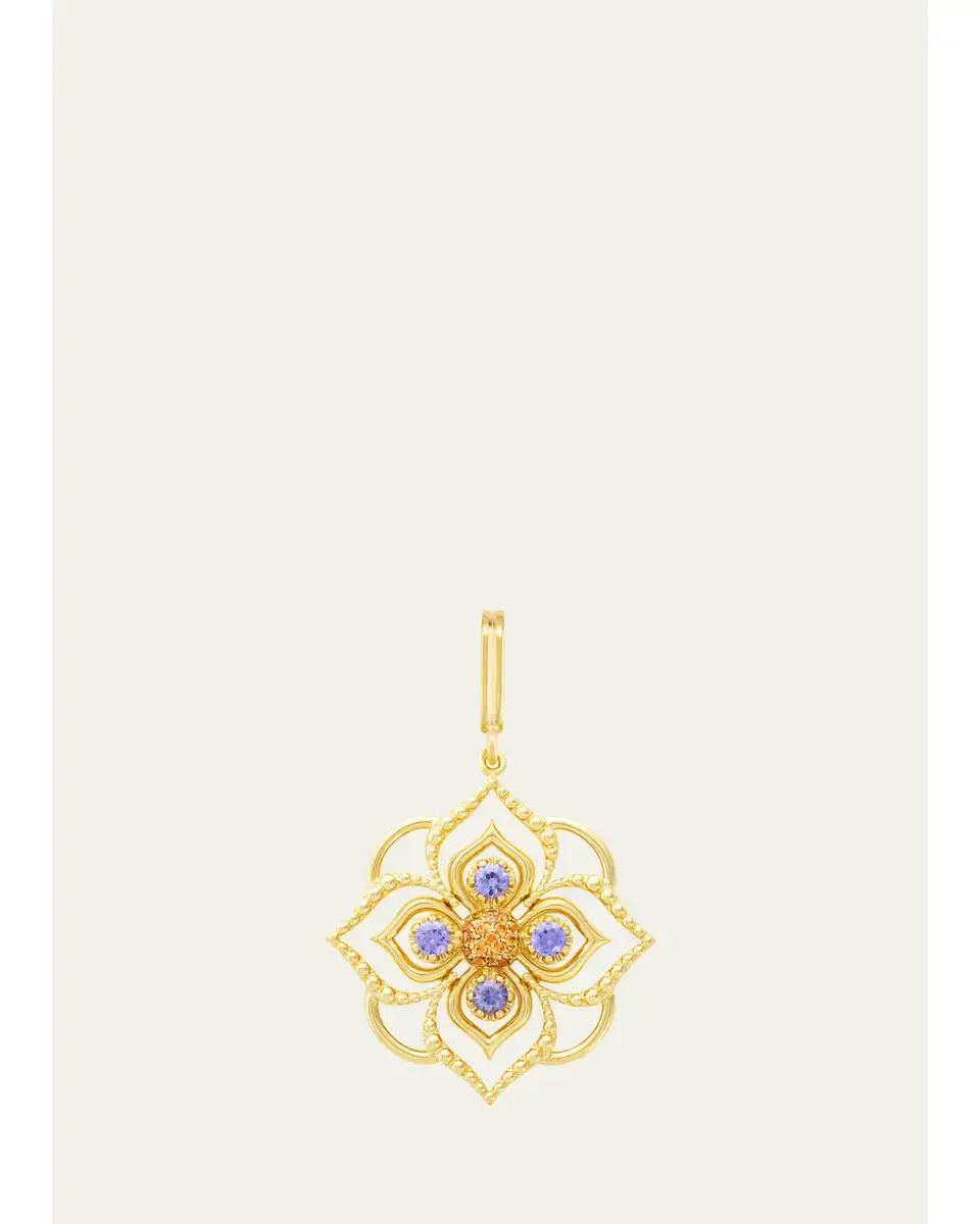 Mellerio 18K Yellow Gold Giardino Orange Blossom Pendant
