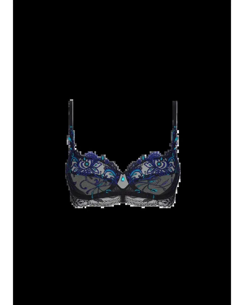Lise Charmel Embroidered Lace-Trim Demi Bra | Thumbnail 2 Lise Charmel Embroidered Lace-Trim Demi Bra | Thumbnail 2