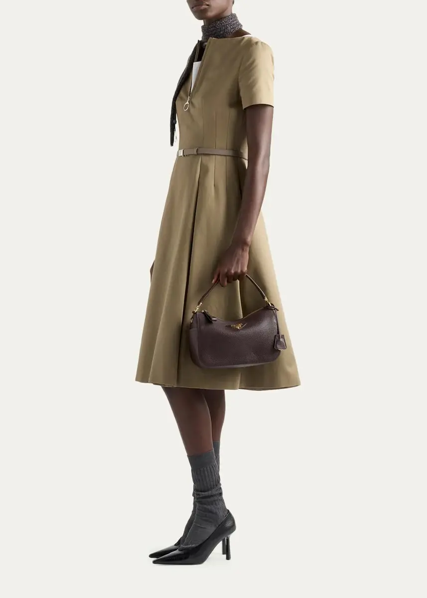 Prada Grain Leather Top-Handle Bag | Thumbnail 4