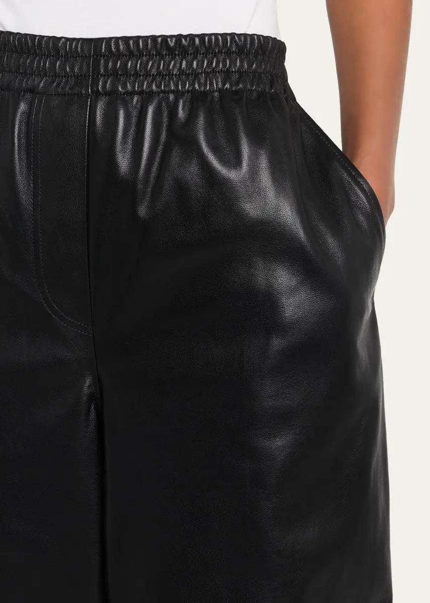 Simkhai Corrine Leather Pull-On Pants | Thumbnail 5 Simkhai Corrine Leather Pull-On Pants | Thumbnail 5