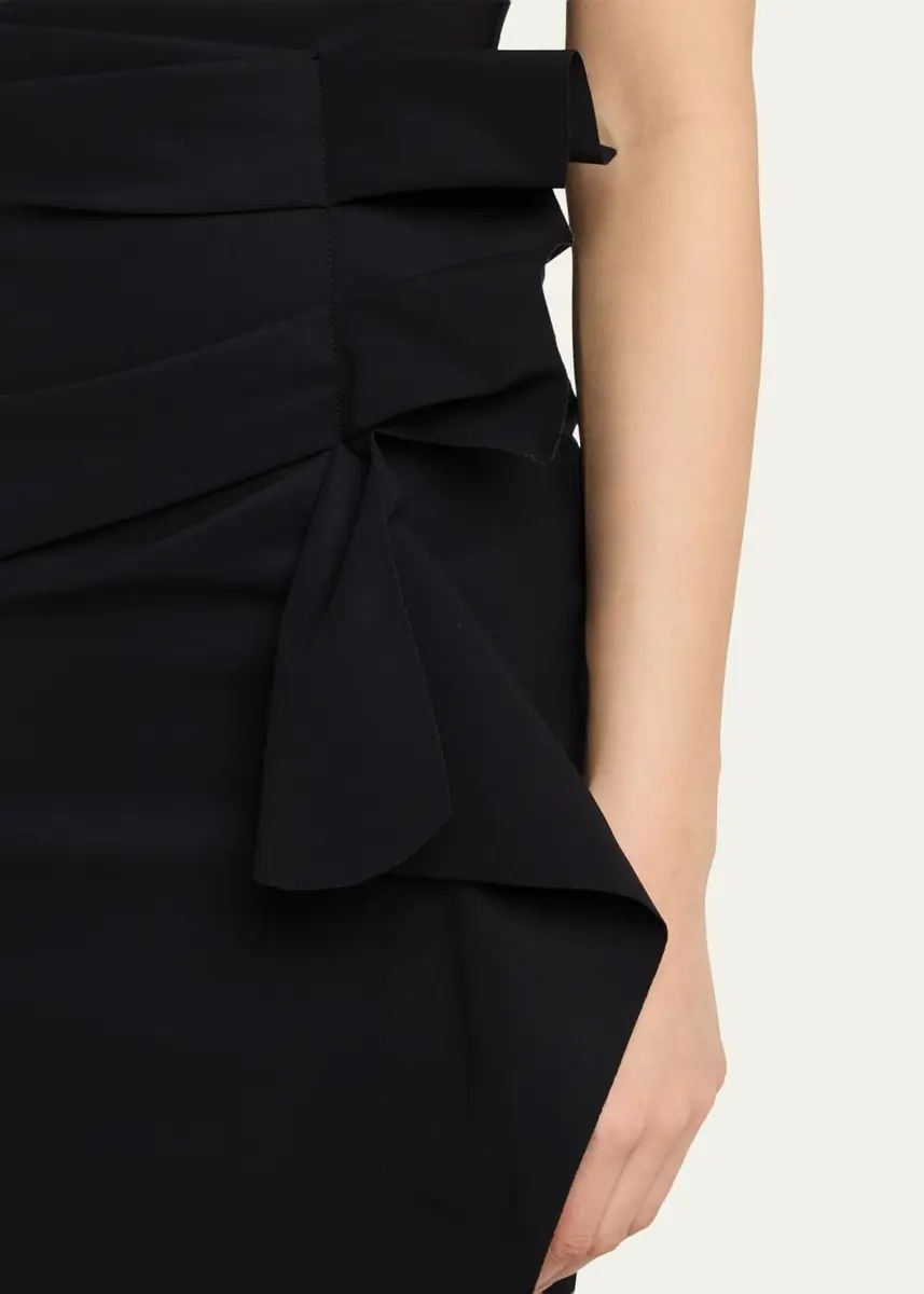 Chiara Boni La Petite Robe Sleeveless Halter Ruched Dress | Thumbnail 5