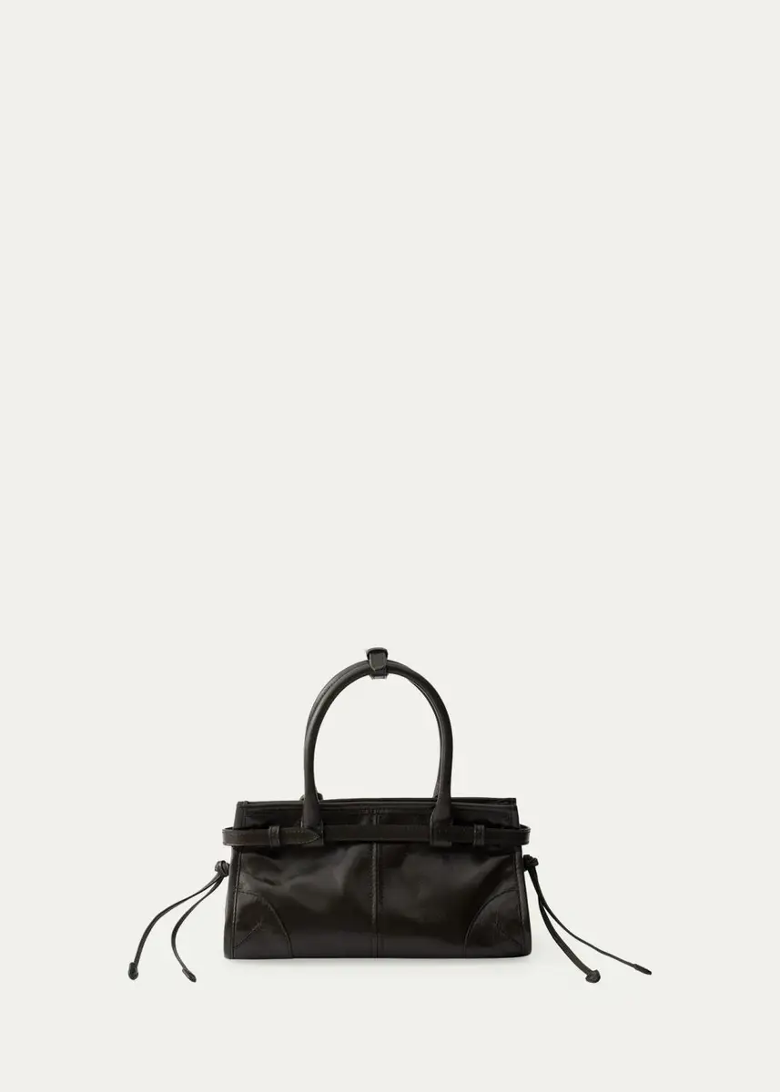 Prada Bonnie Mini Leather Top-Handle Bag | Thumbnail 3 Prada Bonnie Mini Leather Top-Handle Bag | Thumbnail 3