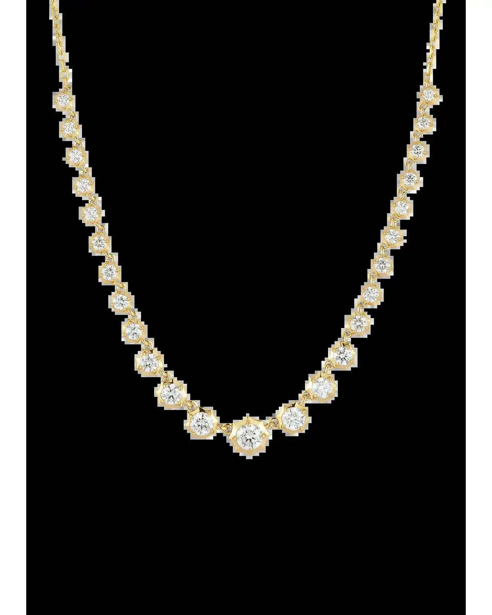 Jade Trau 18K Graduating Sophisticate Diamond Riviera Necklace | Thumbnail 2 Jade Trau 18K Graduating Sophisticate Diamond Riviera Necklace | Thumbnail 2