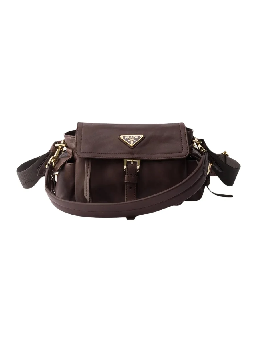 Explore Mini Nappa Leather Shoulder Bag Explore Mini Nappa Leather Shoulder Bag