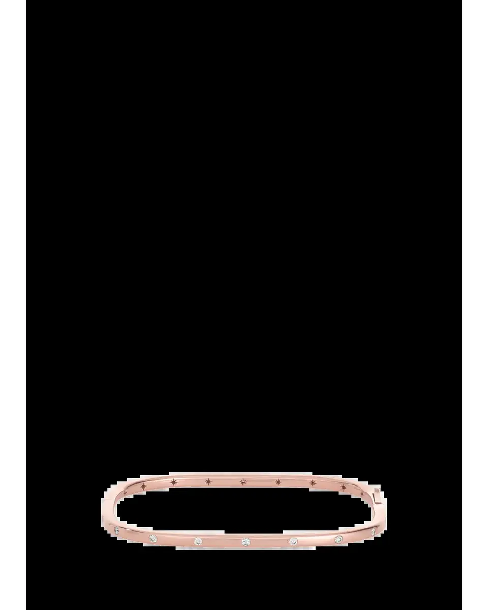 MORITZ GLIK 18K Rose Gold Core Stacking Bangle with Diamonds | Thumbnail 2 MORITZ GLIK 18K Rose Gold Core Stacking Bangle with Diamonds | Thumbnail 2