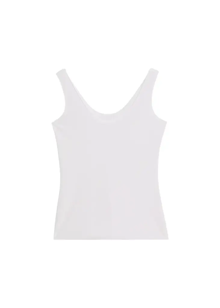 Commando Scoop-Neck Cotton Tank Top