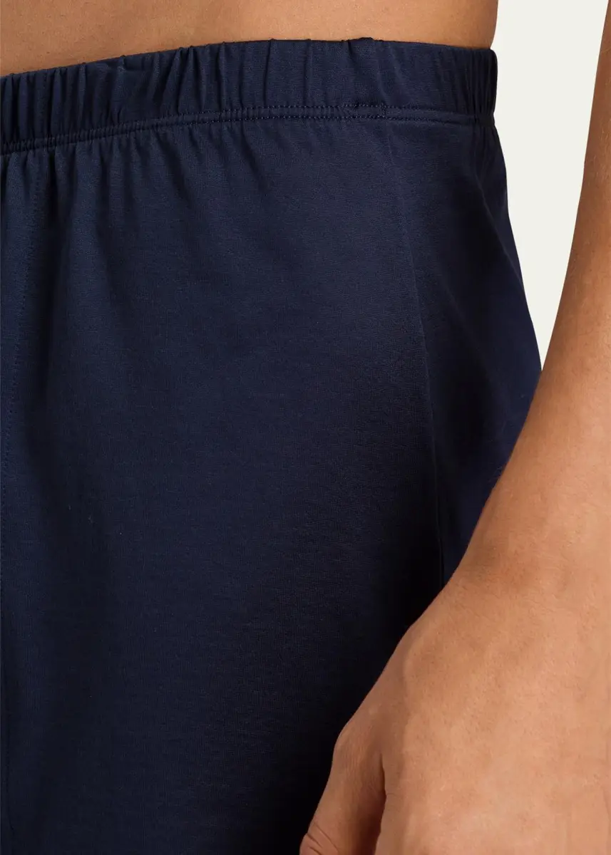 Hanro Men's Sporty Mercerized Cotton Boxers | Thumbnail 4 Hanro Men's Sporty Mercerized Cotton Boxers | Thumbnail 4