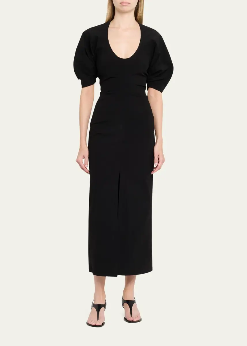 Proenza Schouler Clarissa Dress in Bi-Stretch Cotton Nylon | Thumbnail 2 Proenza Schouler Clarissa Dress in Bi-Stretch Cotton Nylon | Thumbnail 2