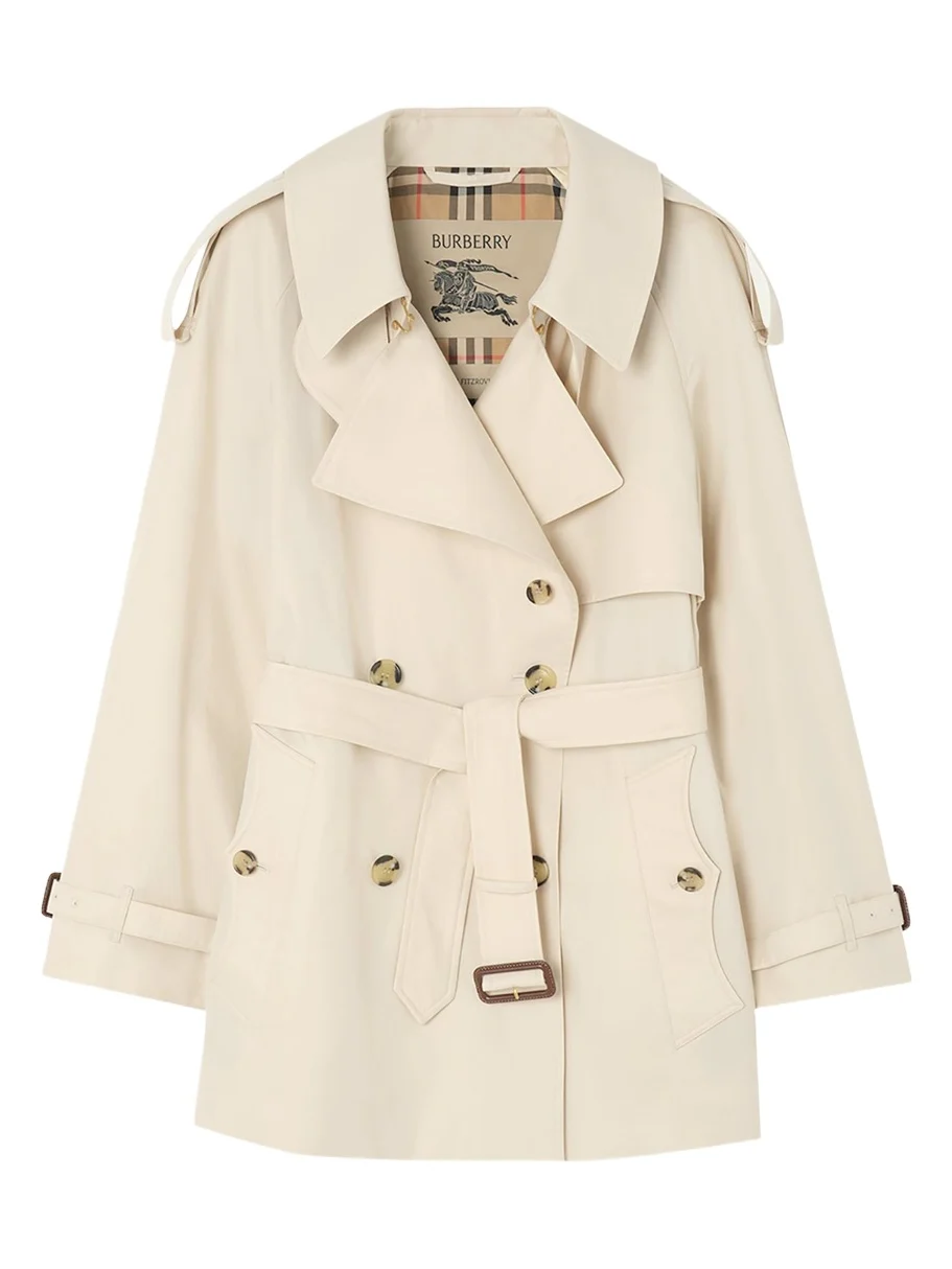 Burberry Fitzrovia Tropical Gabardine Short Trench Coat