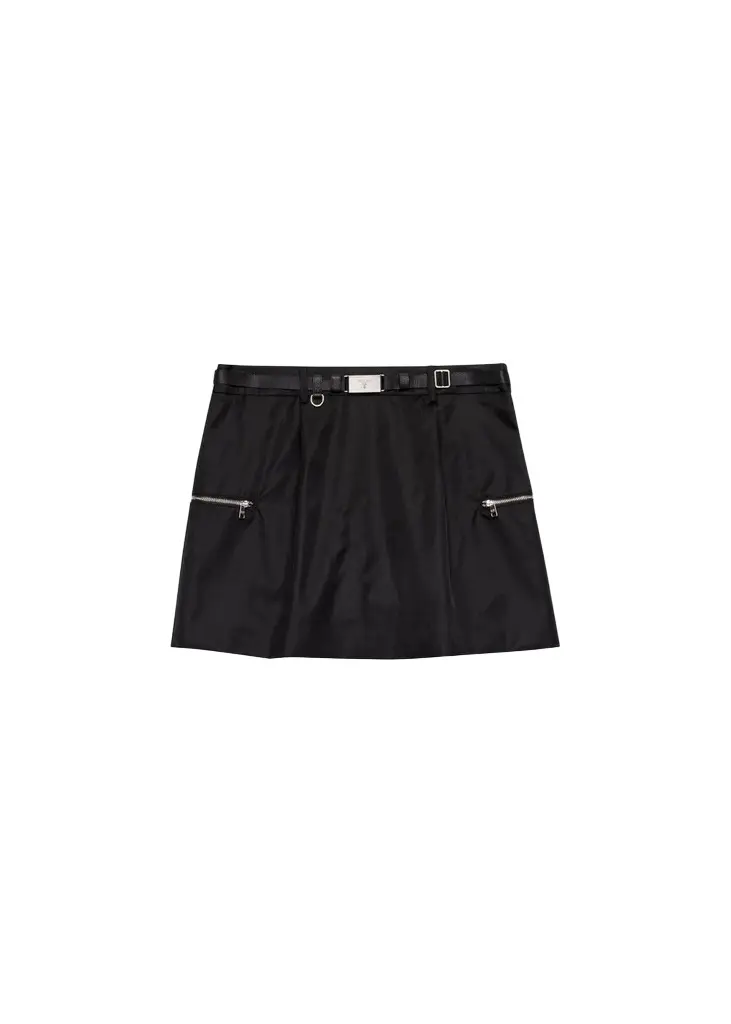 Prada Belted Mini Skirt | Image 1 Prada Belted Mini Skirt | Image 1