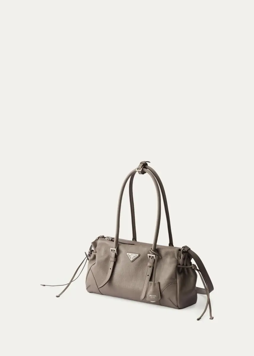 Prada Karin Medium Antiqued Leather Tote Bag | Thumbnail 3 Prada Karin Medium Antiqued Leather Tote Bag | Thumbnail 3