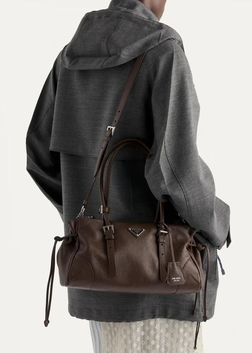Prada Karin Medium Antiqued Leather Tote Bag | Thumbnail 6 Prada Karin Medium Antiqued Leather Tote Bag | Thumbnail 6