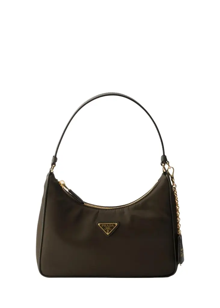 Prada Re-Edition 2005 Mini Re-Nylon & Saffiano Leather Shoulder Bag | Image 1 Prada Re-Edition 2005 Mini Re-Nylon & Saffiano Leather Shoulder Bag | Image 1