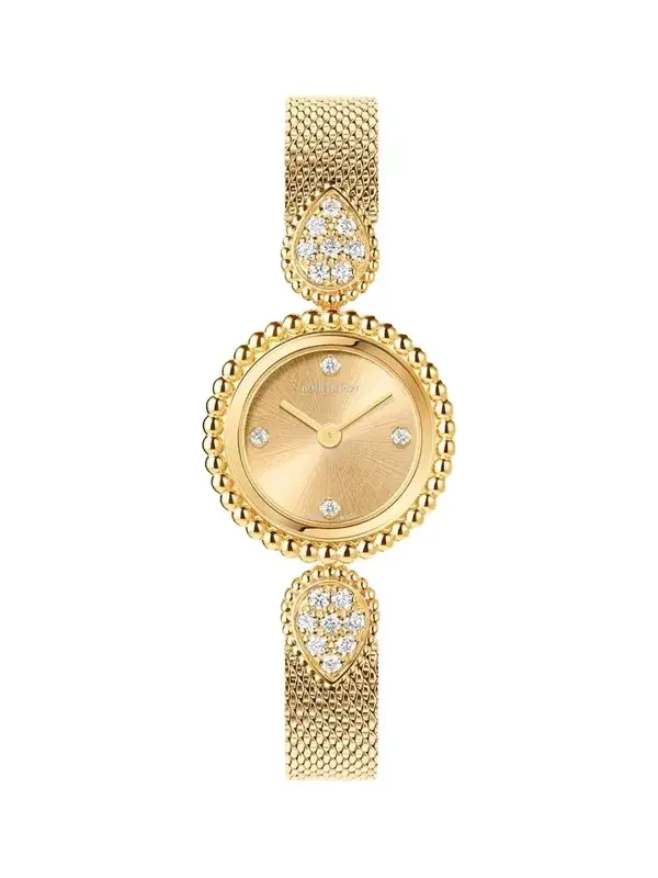 Serpent Boheme 18K Yellow Gold Bracelet Watch with Diamonds, 23mm Serpent Boheme 18K Yellow Gold Bracelet Watch with Diamonds, 23mm