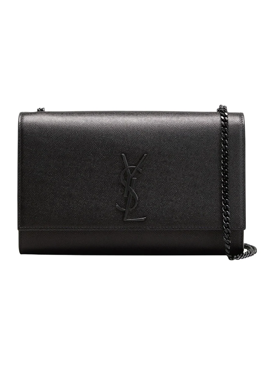 Saint Laurent Kate Medium YSL Crossbody Bag in Grained Leather