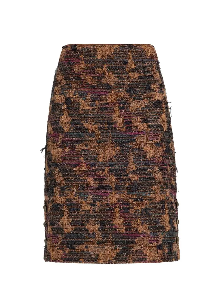 Olsen Tweed Knee-Length Skirt