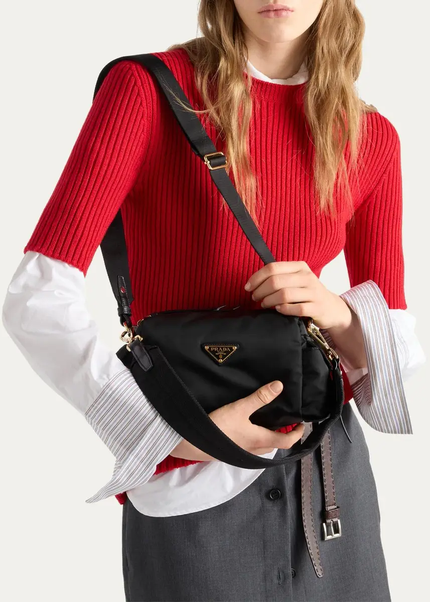 Prada Explore Re-Nylon Crossbody Bag | Thumbnail 14 Prada Explore Re-Nylon Crossbody Bag | Thumbnail 14