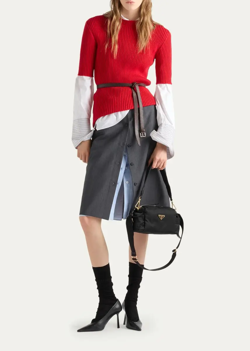 Prada Explore Re-Nylon Crossbody Bag | Thumbnail 16 Prada Explore Re-Nylon Crossbody Bag | Thumbnail 16