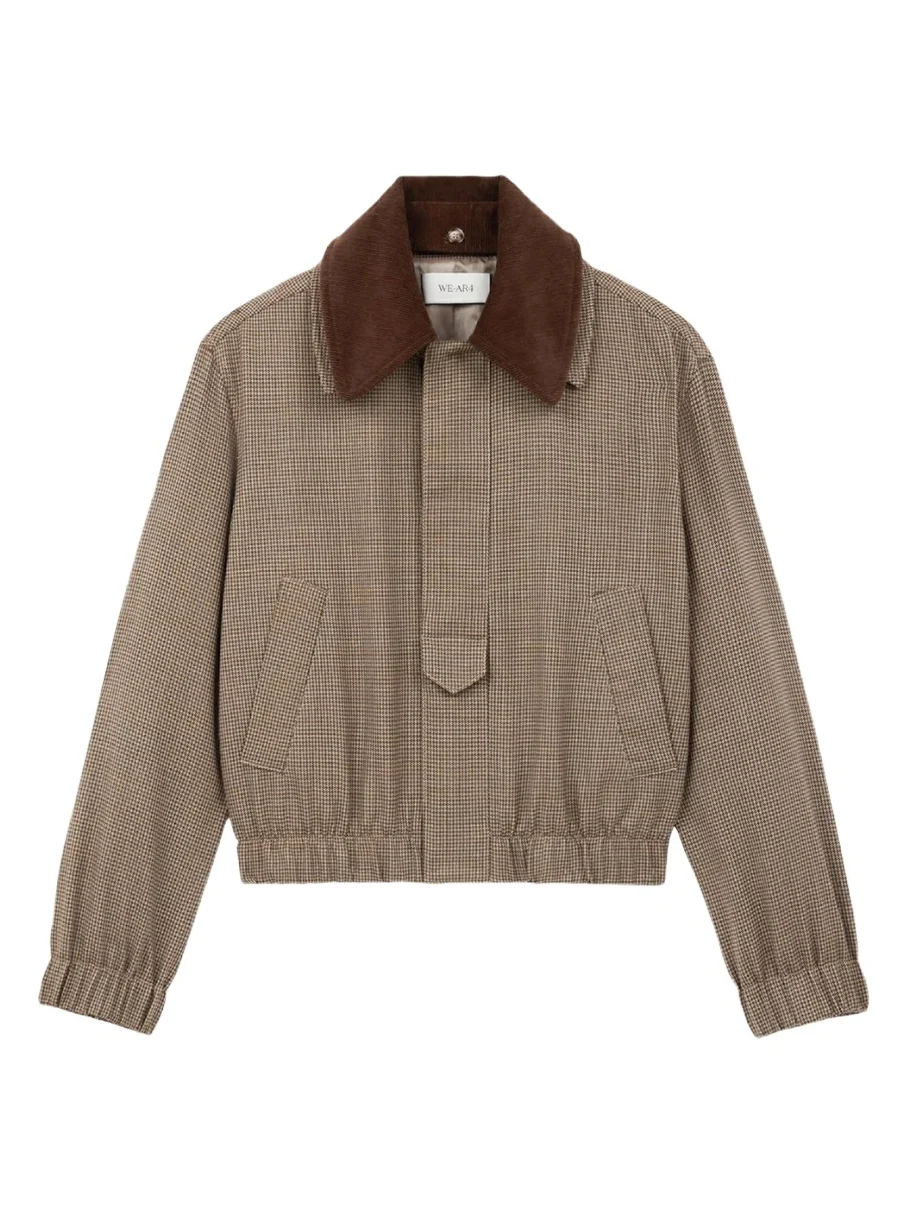 The Oxford Houndstooth Bomber Jacket The Oxford Houndstooth Bomber Jacket