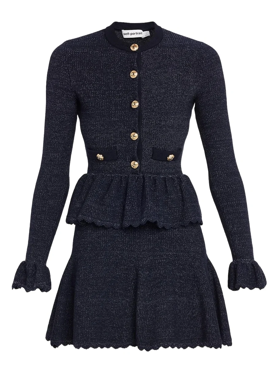 Textured Knit Fit & Flare Mini Dress Textured Knit Fit & Flare Mini Dress