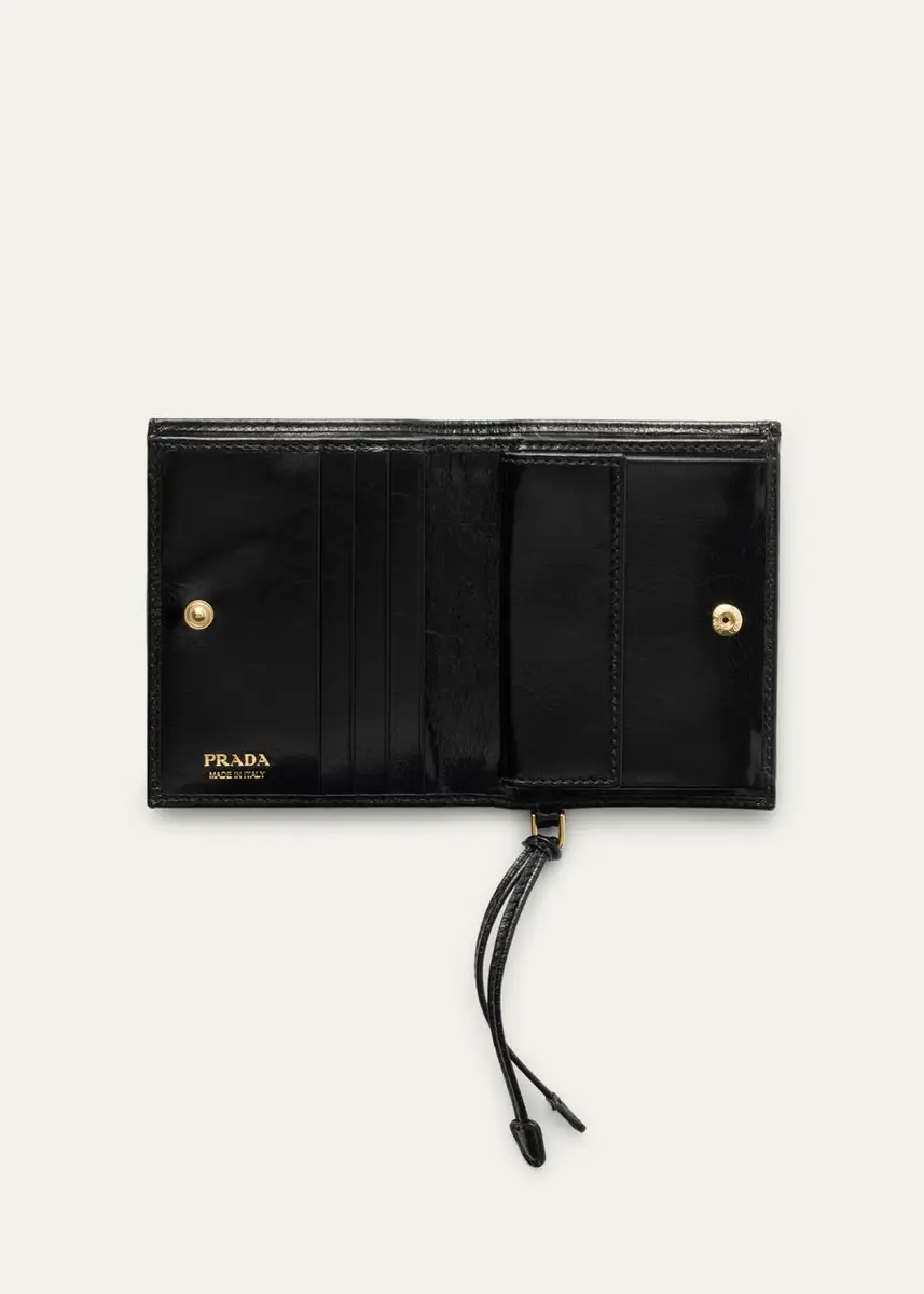 Prada Bifold Soft Leather Wallet | Thumbnail 3 Prada Bifold Soft Leather Wallet | Thumbnail 3