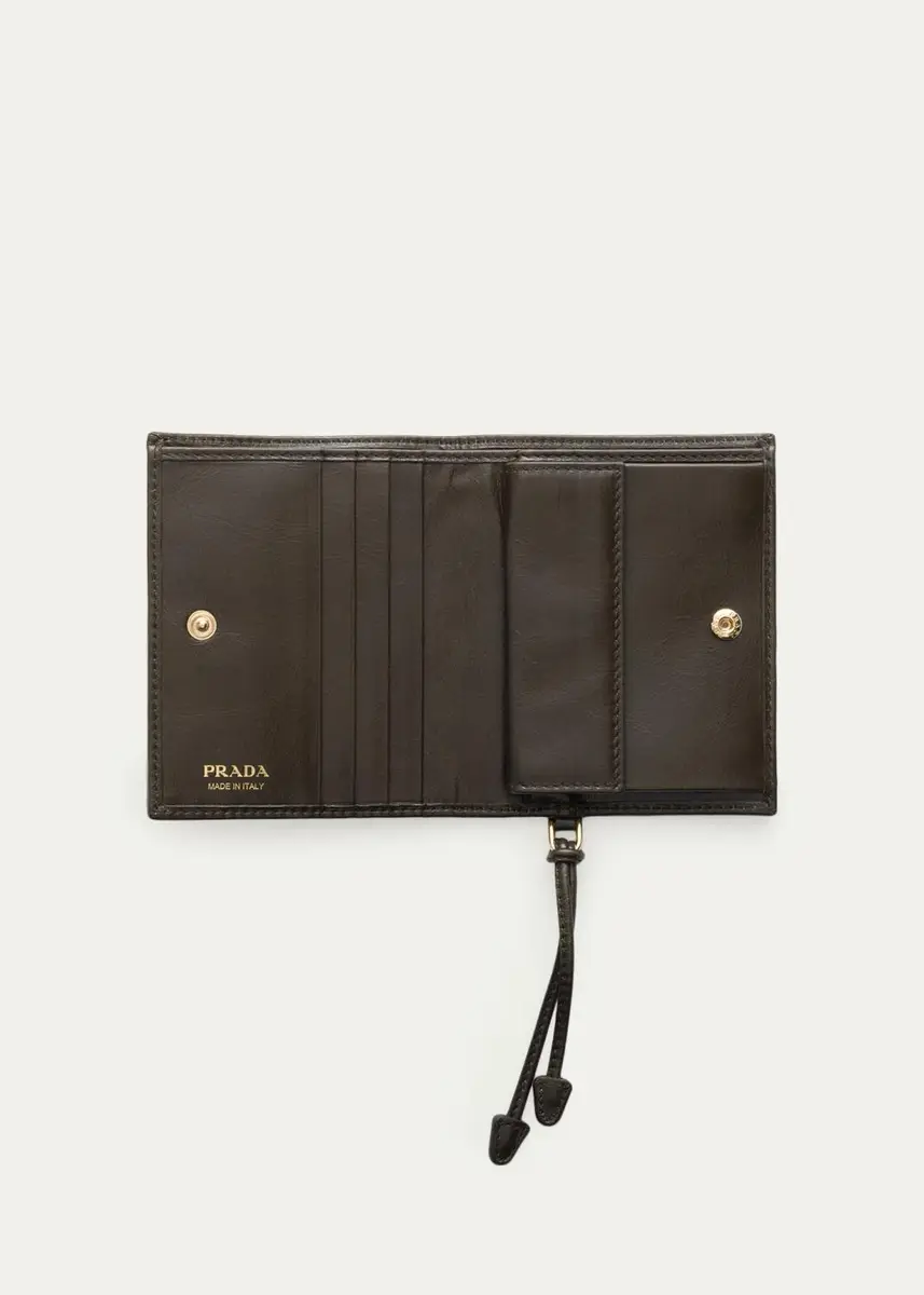 Prada Bifold Soft Leather Wallet | Thumbnail 4 Prada Bifold Soft Leather Wallet | Thumbnail 4