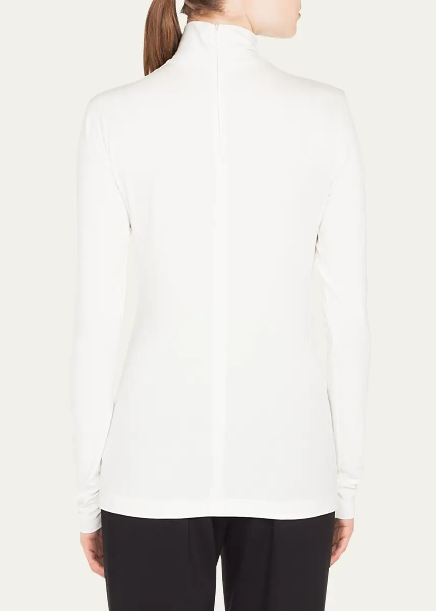 Akris punto Turtleneck Long-Sleeve Modal-Stretch Top | Thumbnail 7 Akris punto Turtleneck Long-Sleeve Modal-Stretch Top | Thumbnail 7